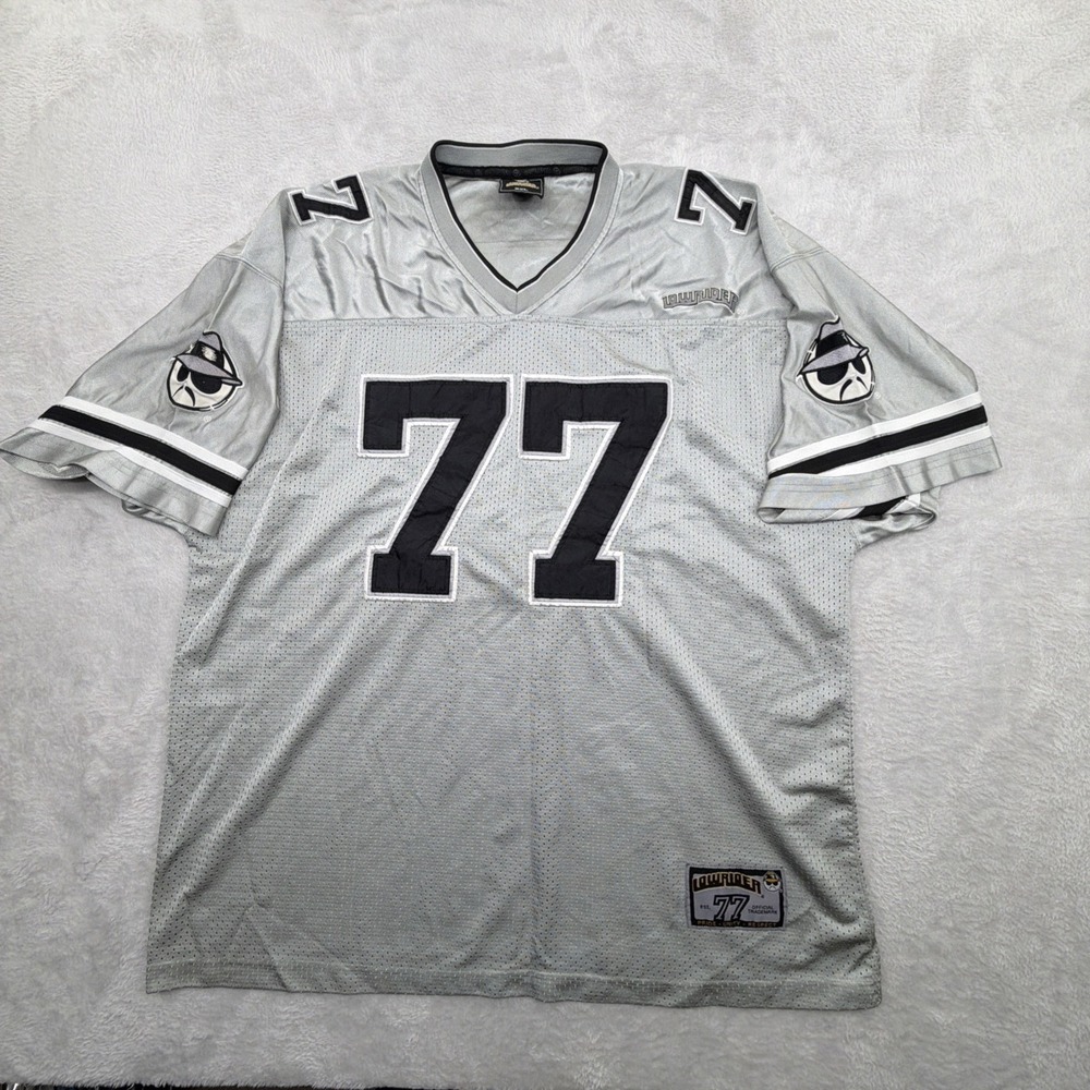 Vintage Lowrider Brand Rare Jersey Mens 2XL 77 Chicano Y2K Cali Respect VTG 90's